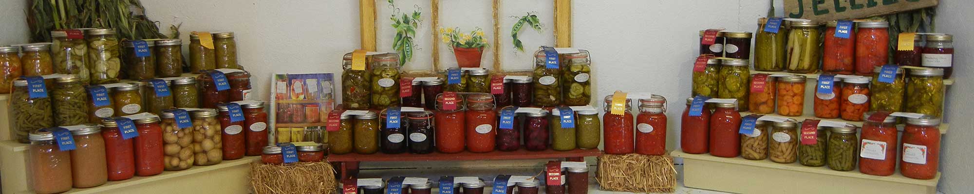 Canning and Jar Display | Agriculture Exhibitor Information