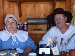 Man and Woman in Period Clothing | Colonial House | Daily Enterainment