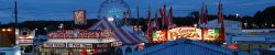 Aerial Night View of the Fair | Annual Marshfield Fair